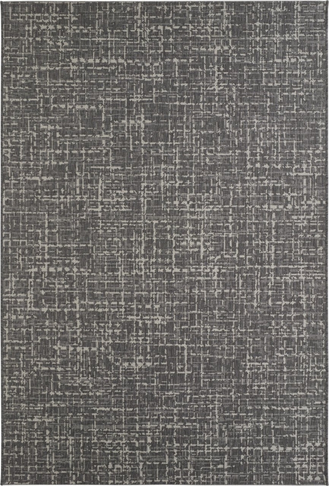 Andiamo In- und Outdoorteppich Oakland 133 x 190 cm anthrazit-creme Bild 1