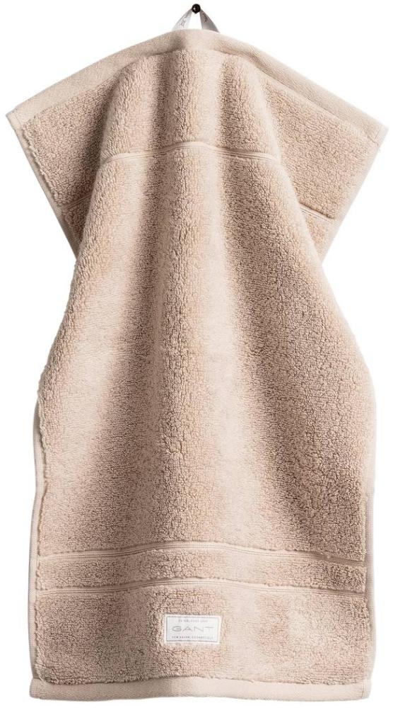 GANT Gästetuch, Organic Premium Towel - 30x50 cm, Frottee Beige Bild 1