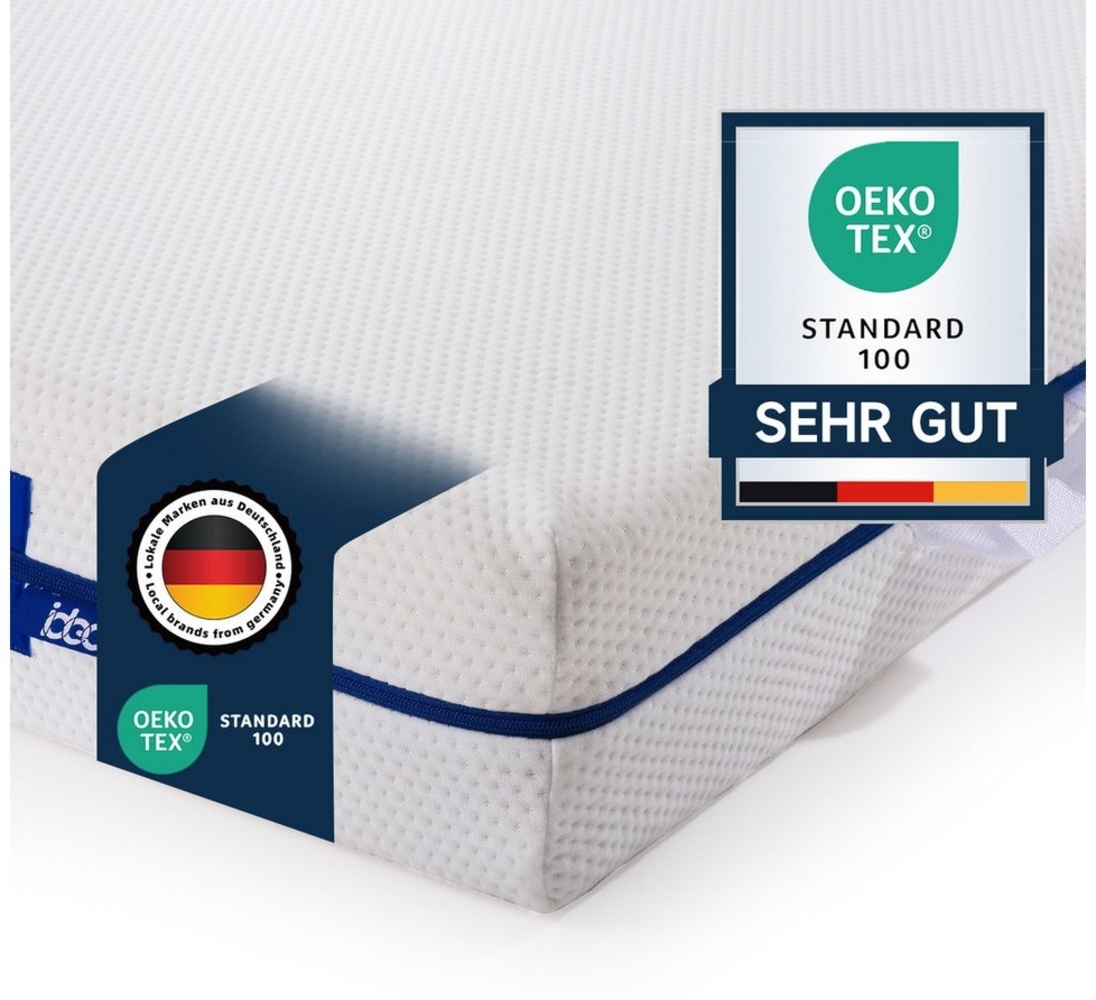 Kaltschaummatratze Matratze 90x200 cm, 2in1 Härtegrade Ortho Kaltschaummatratze 7-Zonen, Esun, 18 cm hoch, (Set, Geeignet für Seiten-, Rücken- und Bauchschläfer), Weich & Fester, Höhe 18 cm (H2 weich / H3 Fester) Bild 1