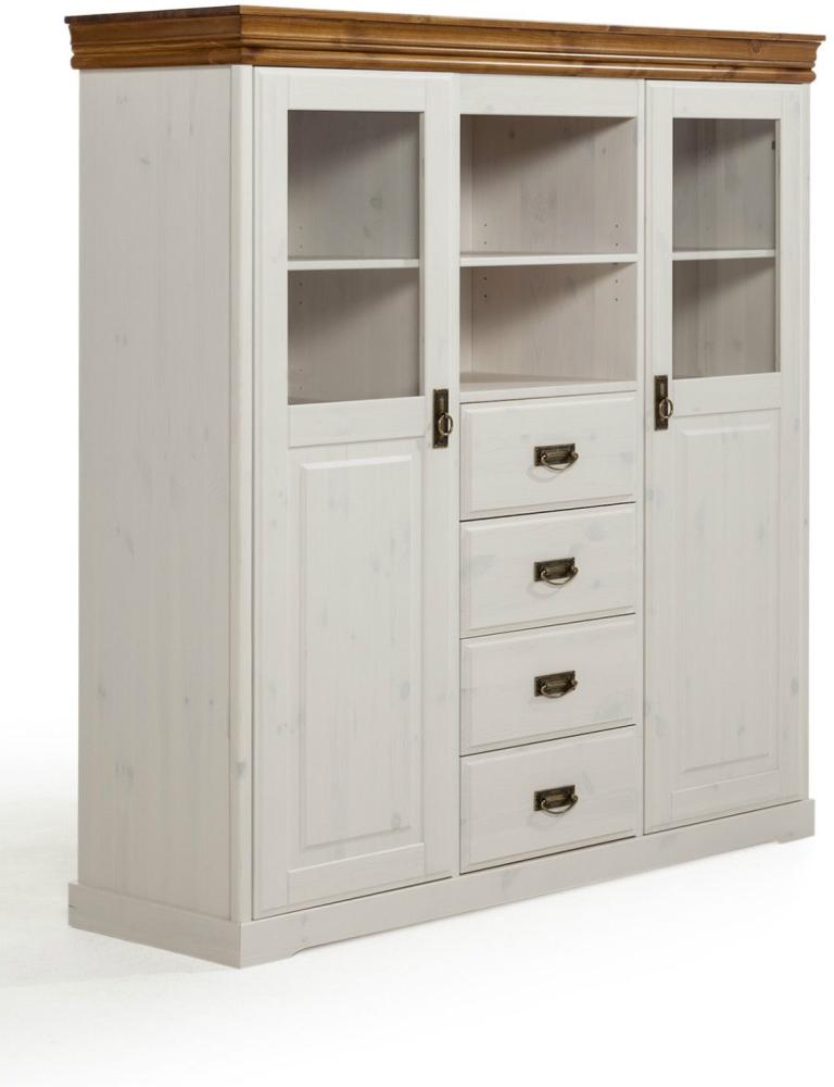 Highboard 140cm "Finn" Kiefer massiv Bild 1