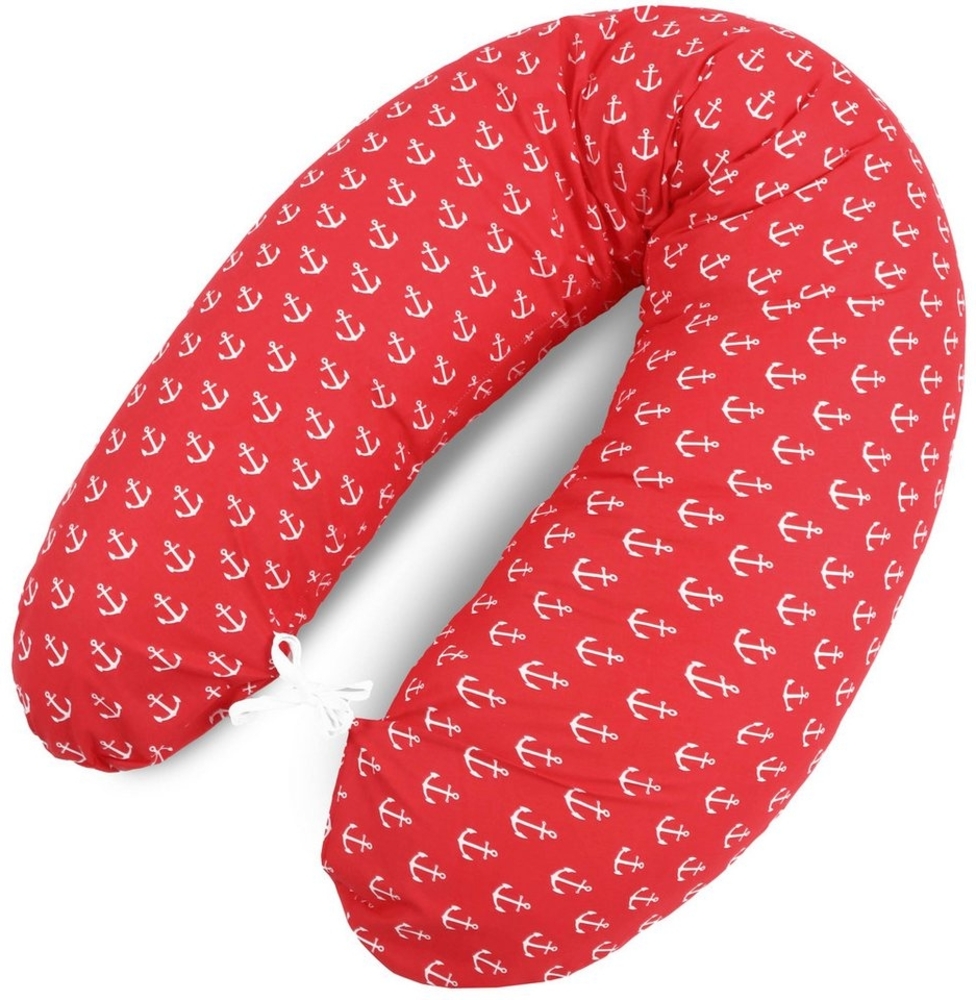 Amilian Stillkissen XXL 170 cm - Schwangerschaftskissen & Seitenschläferkissen mit Bezug, - Lagerungskissen - Nursing Pillow - Pregnancy Pillow, mit Füllung, Schlafkissen für Seitenlage - Körperkissen Bild 1