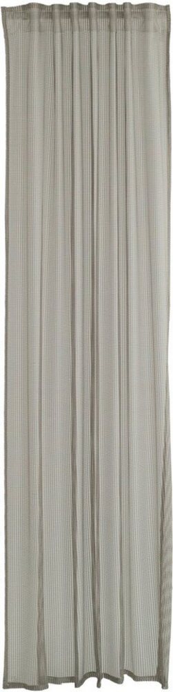 Schlaufen Vorhang Neta beige/silber 140x245 Wohnzimmer Schlafzimmer Kinderzimmer Bild 1