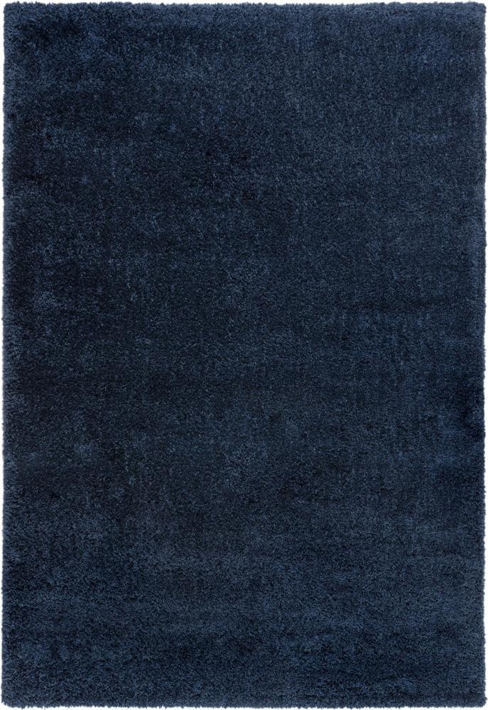 Kadima Design Strapazierfähiger & Kuscheliger Hochflor-Teppich "Lyne". Farbe: Blau, 120x170 cm Bild 1