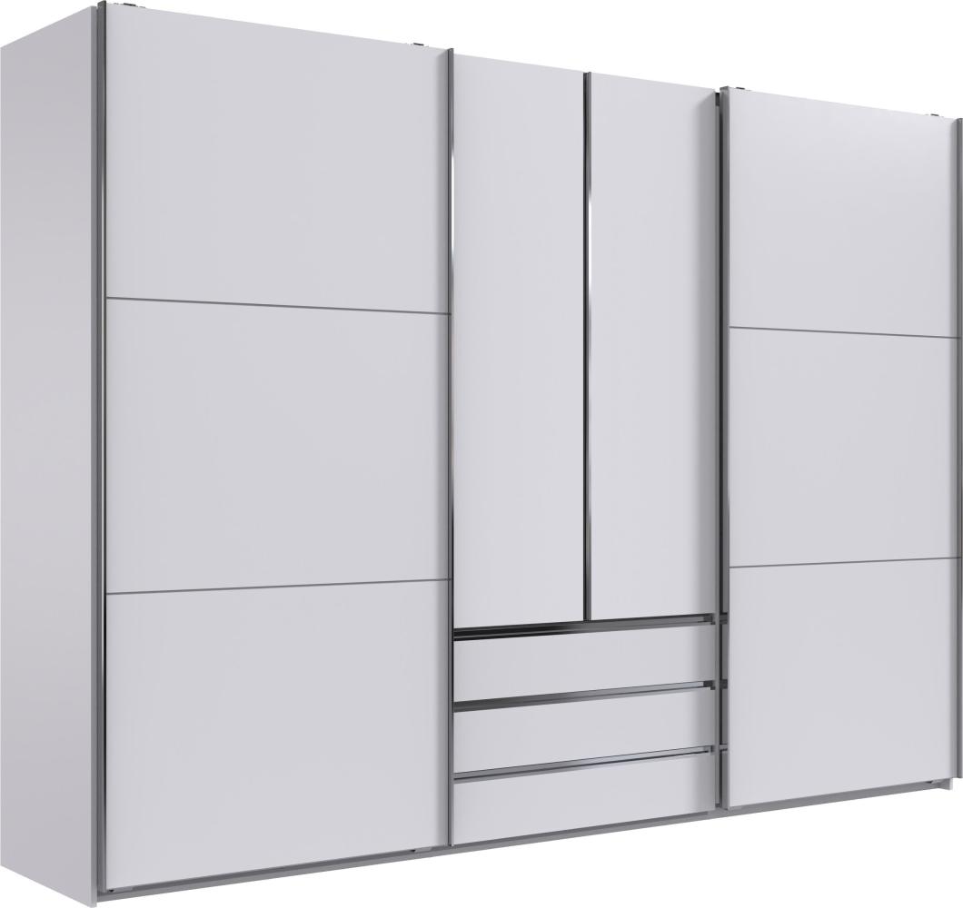 Schwebetürenschrank >MAGIC< in WEISS - 300x216x65cm (BxHxT) Bild 1