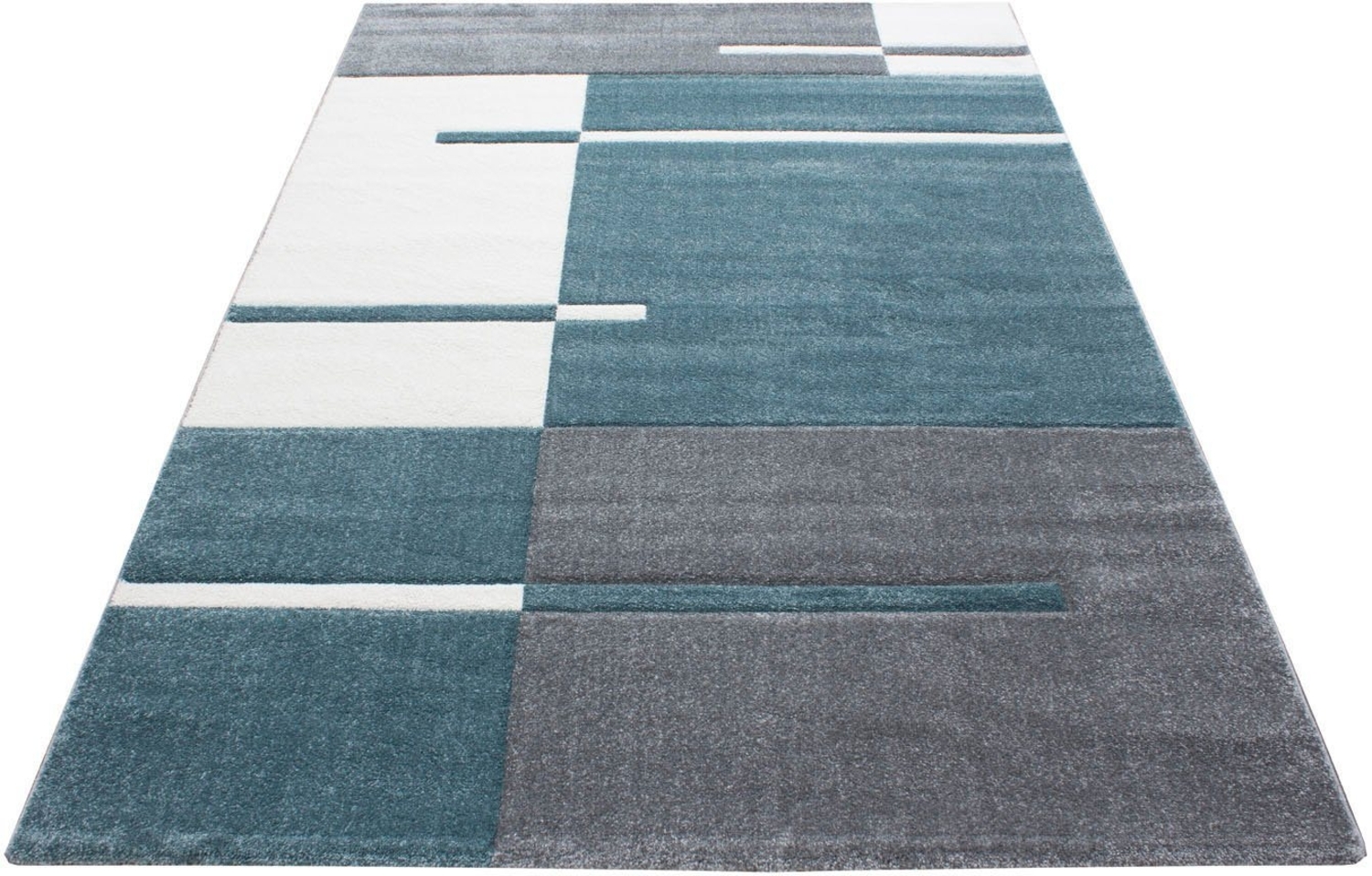 Ayyildiz Teppiche Teppich Hawaii 1310, rechteckig, Höhe: 13 mm, Läufer, handgearbeiteter Konturenschnitt, Wohnzimmer Bild 1