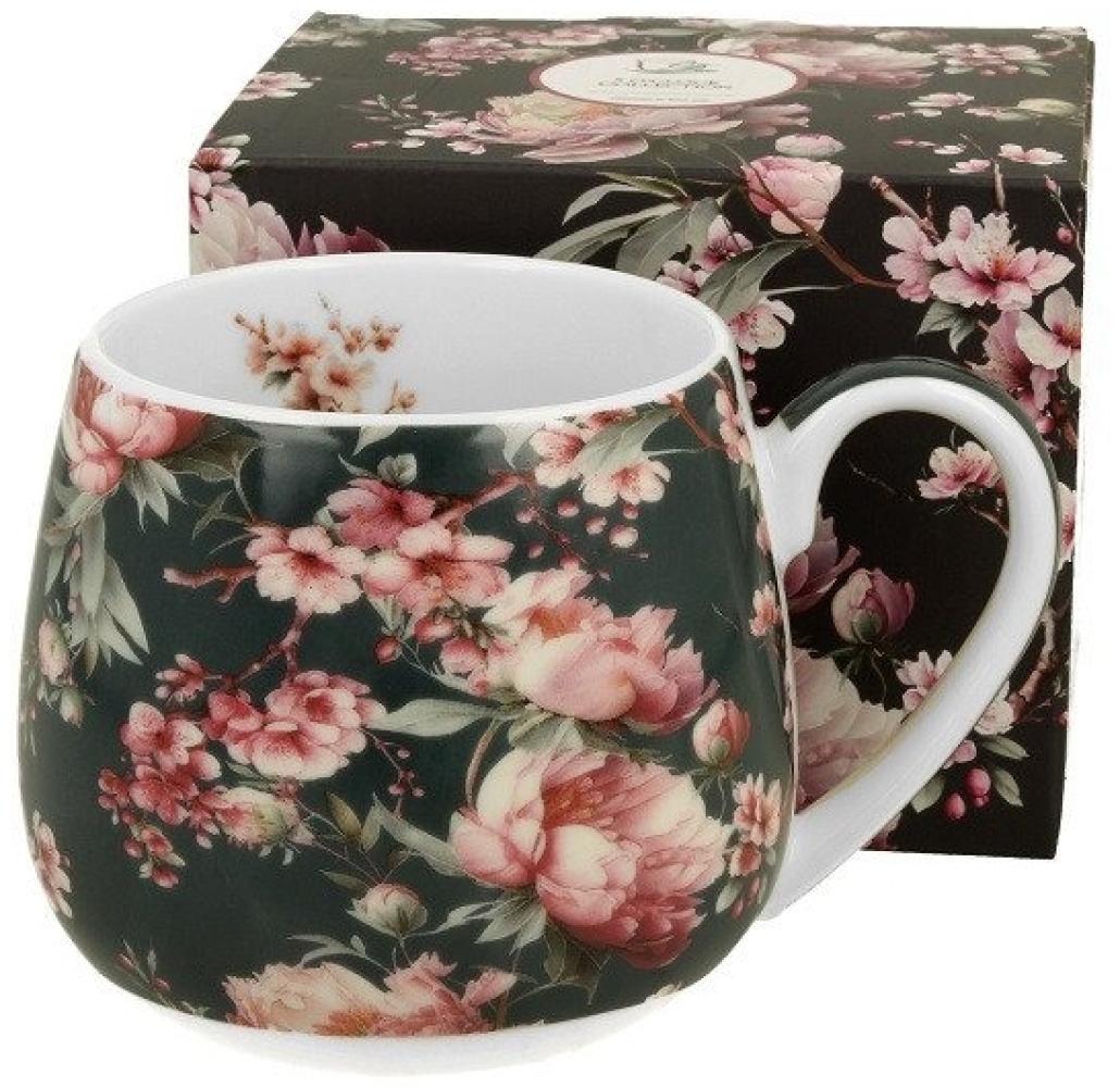 DUO FLORAL Fassbecher 430 ml NOEMI BLACK New Bone China Porzellan Bild 1