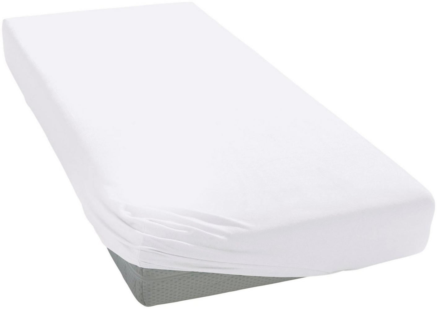 Pinolino Spannbettlaken Jersey 2-er Pack,weiß,60x120/70x140 cm Bild 1