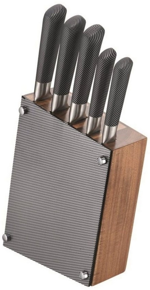 Premium Messer-Set (6-tlg.) mit Holzblock - Für Profi- und Hobbyköche Bild 1