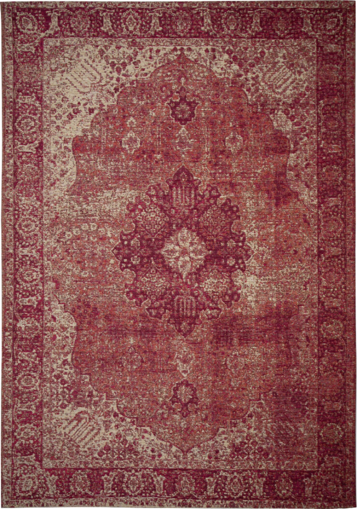 Kadima Design Vielseitiger Vintage Teppich "Coquet Tara". Farbe: Rosa, 120x170 cm Bild 1