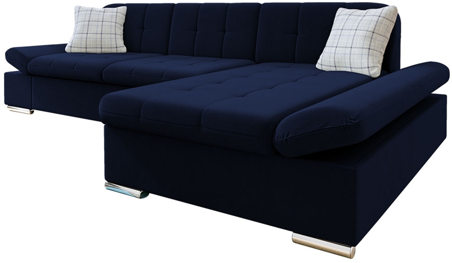 Ecksofa Montana Premium (Magic Velvet 2216 + Magic Velvet 2216 + Senegal 818, Seite: Rechts) Bild 1