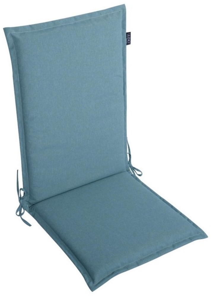 LILENO HOME Hochlehnerauflage Gartenstuhl Auflage, bequeme Sitzauflage für Gartenmöbel, Stuhlkissen, (1 St, 1er Set), Polsterauflage Aqua, Sitzpolster für Klappstühle Bild 1