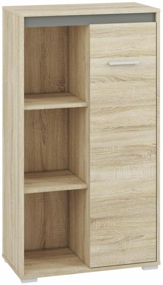 Stylefy Vanesa Highboard Sonoma Eiche Anthrazit Bild 1