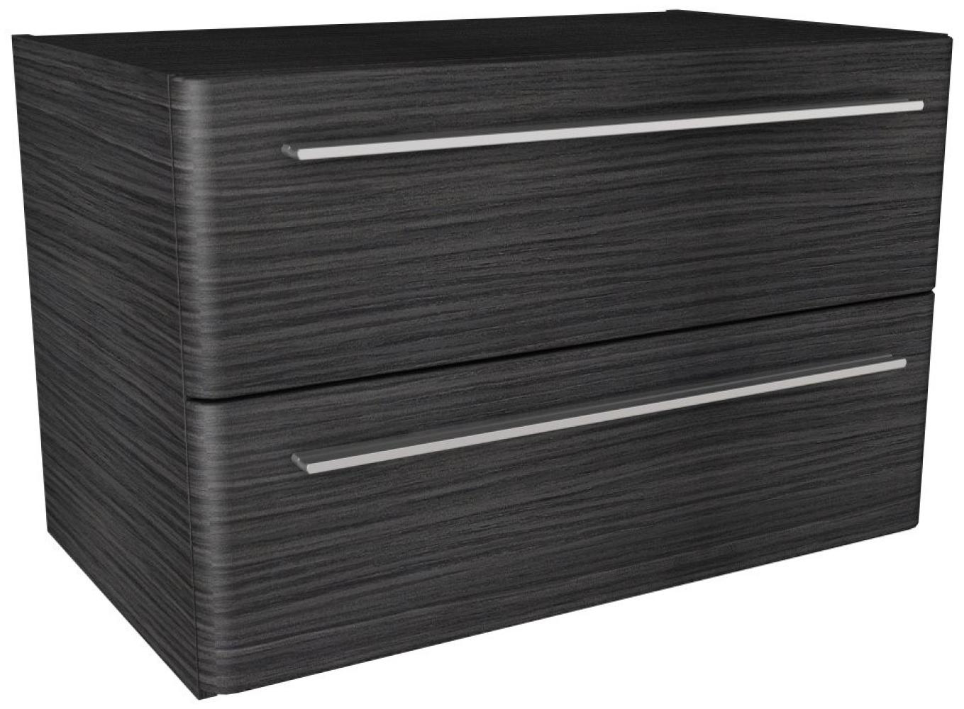 Lanzet K8 Waschtischunterschrank 76 cm Schwarz Bild 1