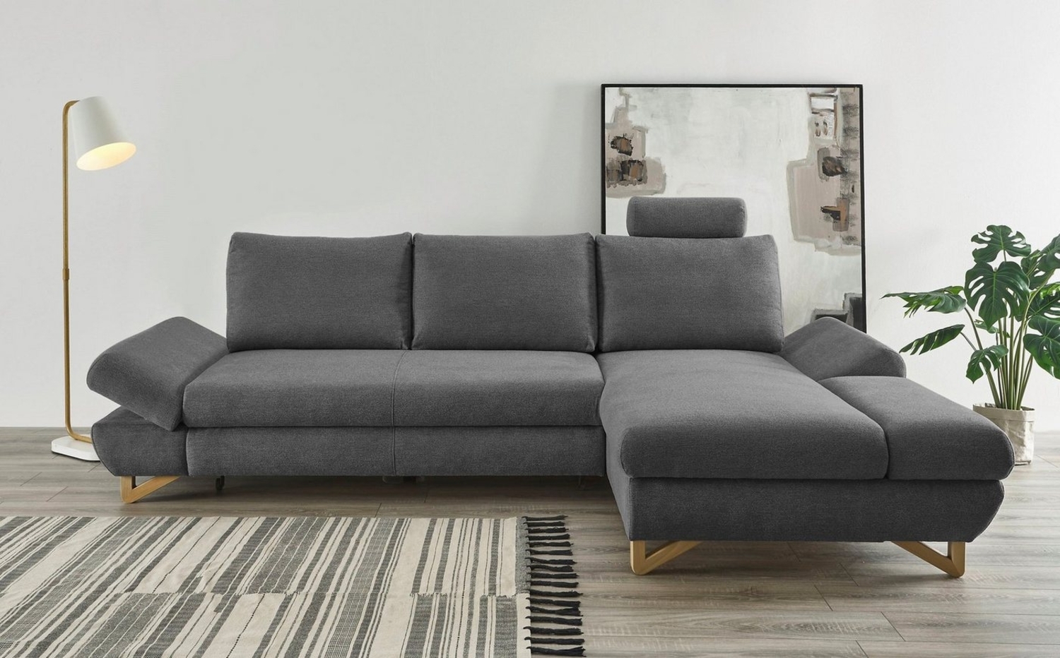 INOSIGN Schlafsofa City/Giron, komfortable Bettfunktion (Liegefläche 245 x 138 cm), sowie Bettkasten Bild 1