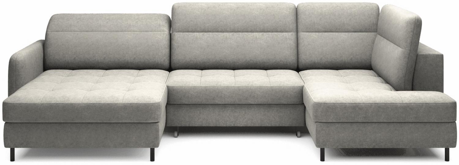 ELTAP 'Berrto' Ecksofa,, Steingrau, 300x130, Rechts Bild 1