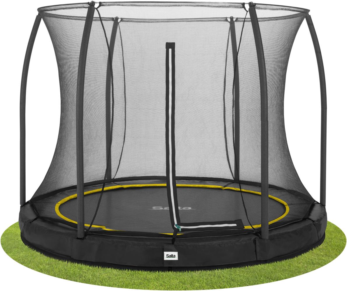 Salta 'Comfort Edition Ground' Rundes Bodentrampolin mit Netz, schwarz, 305 cm Bild 1