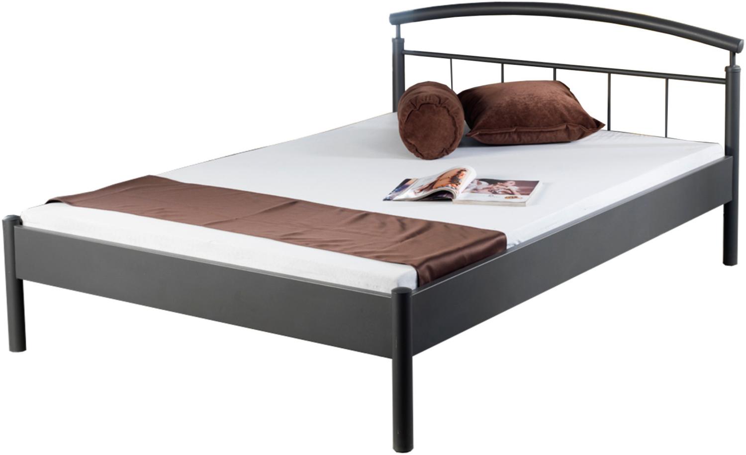 Bed Box Metall Bettrahmen Bettgestell Nina 1007 Größe 140x220 cm Bild 1