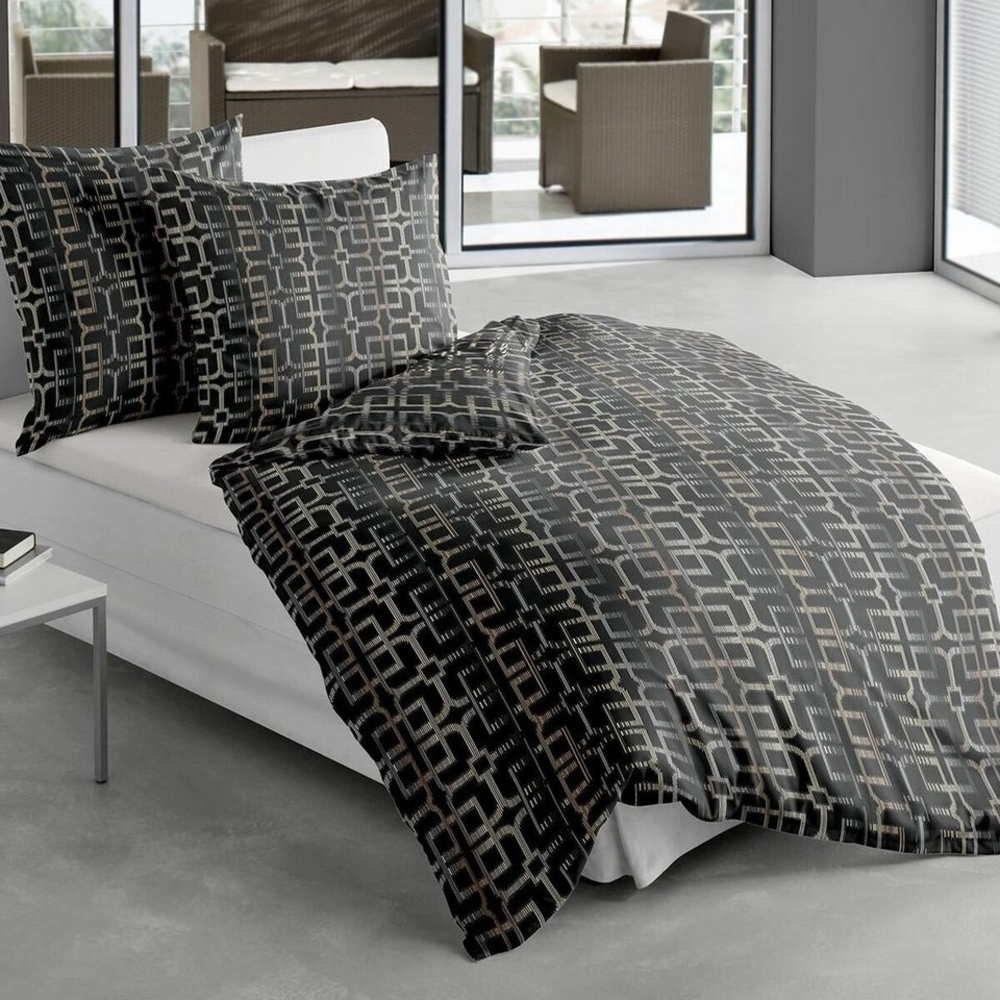 TRAUMSCHLAF Bettwäsche Lago, Mako Satin, 2 teilig, tolle Mako-Satin Qualität Bild 1