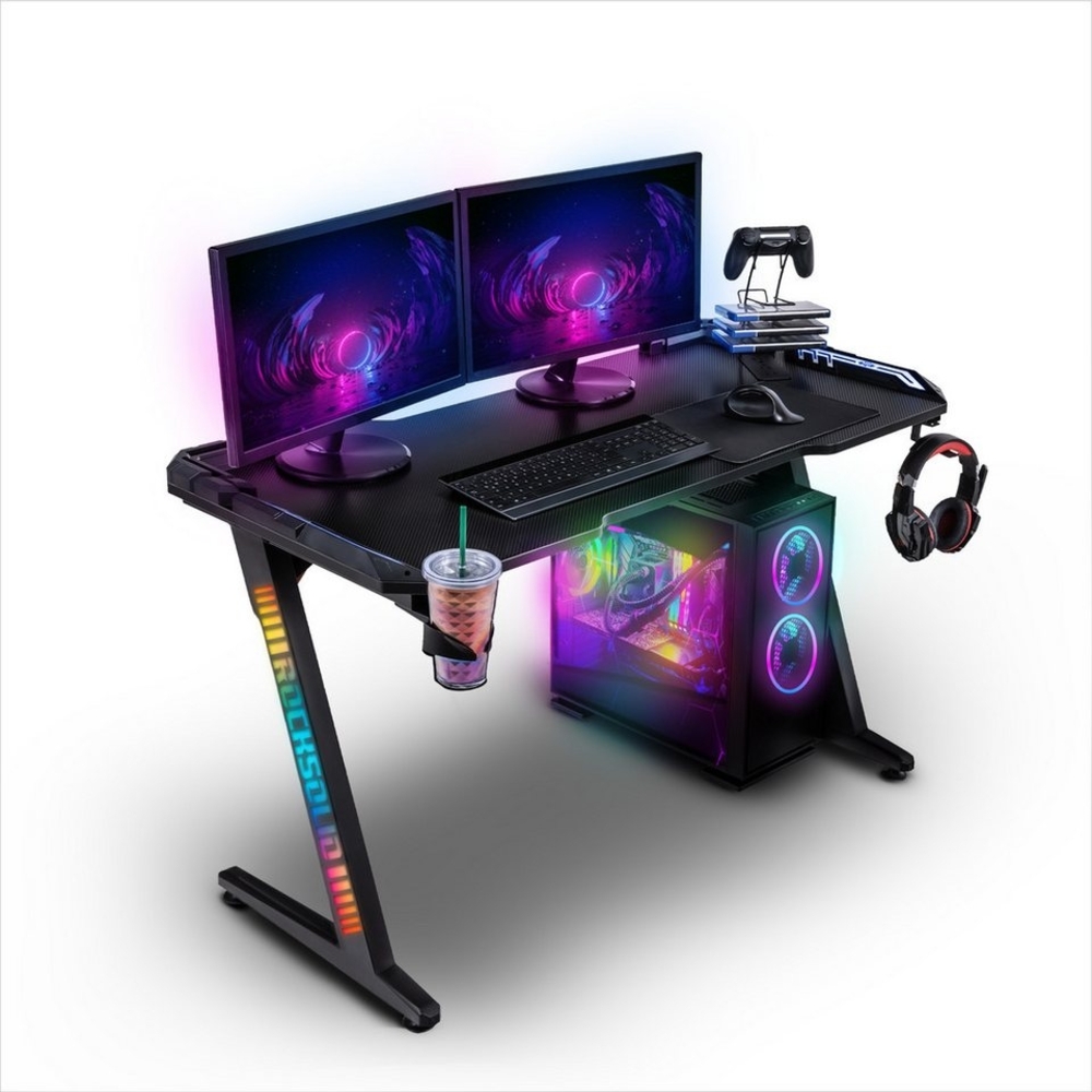 ELITE Gaming Gamingtisch Elite Gamer-Schreibtisch Rocksolid, RGB-LED (Gaming Tisch, Gamer Tisch, Schreibtisch, Gamingtisch mit Beleuchtung, 1-St) Bild 1