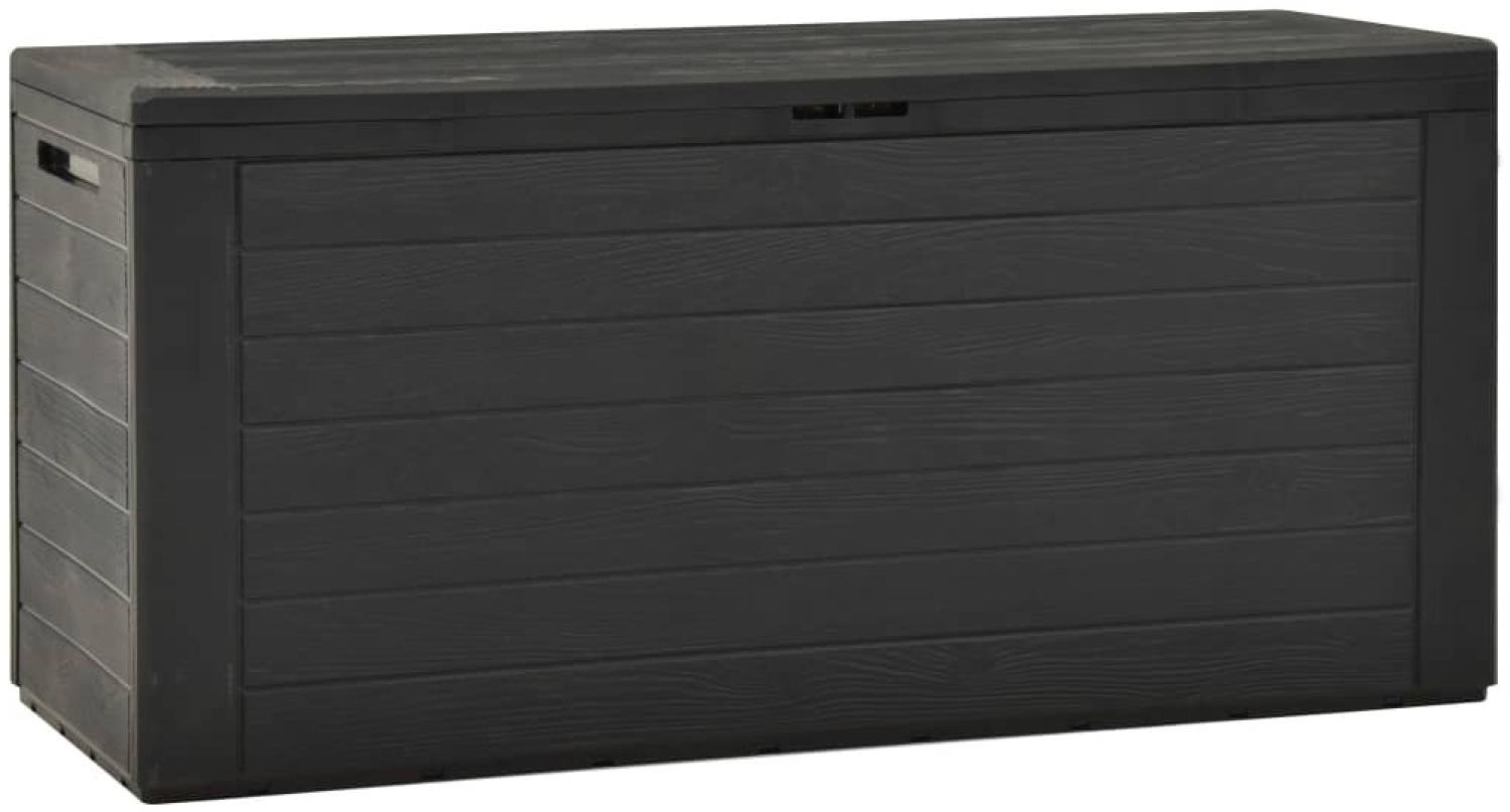 vidaXL Gartenbox Anthrazit 116x44x55 cm 49445 Bild 1