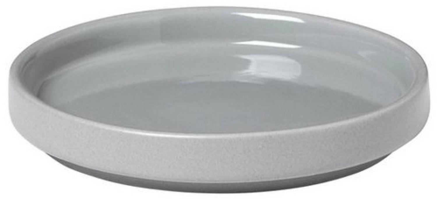 Blomus Pilar Teller, Speiseteller, Essteller, Geschirr, Keramik, Mirage Grey, 10 cm, 63990 Bild 1