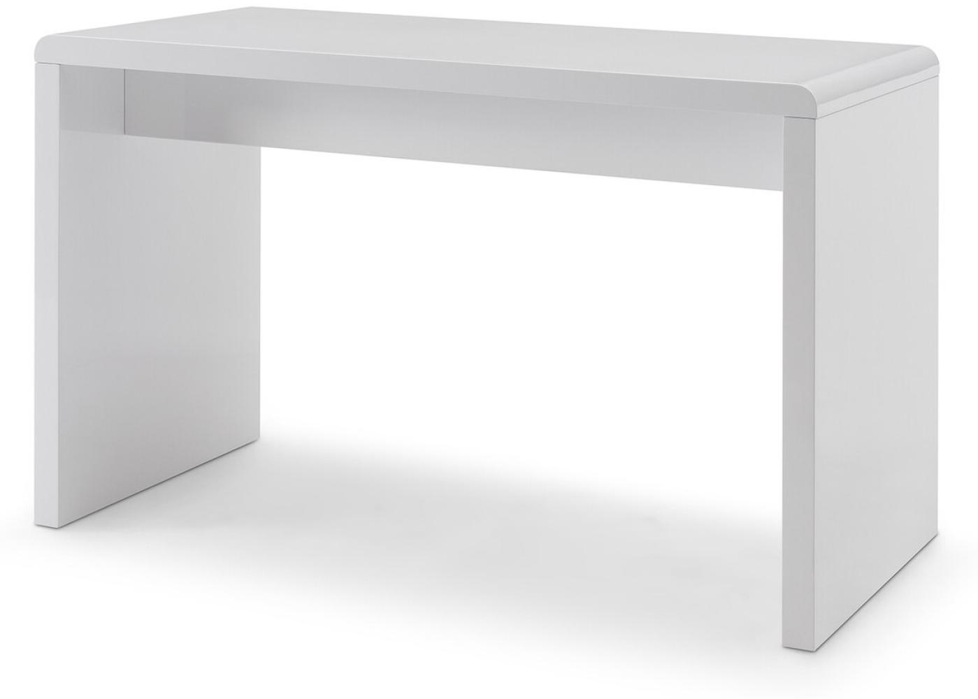 Schreibtisch 180x80 cm MDF Weiß Bild 1