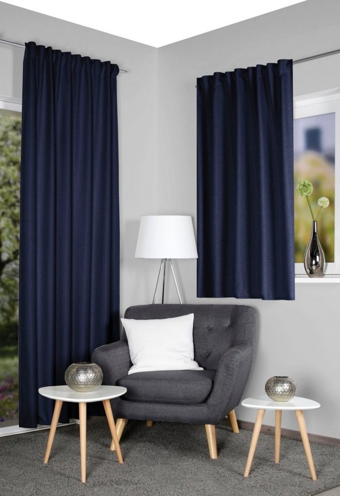 HOME WOHNIDEEN Eskamio 145 x 135 cm 1x Thermoschal Blau Bild 1