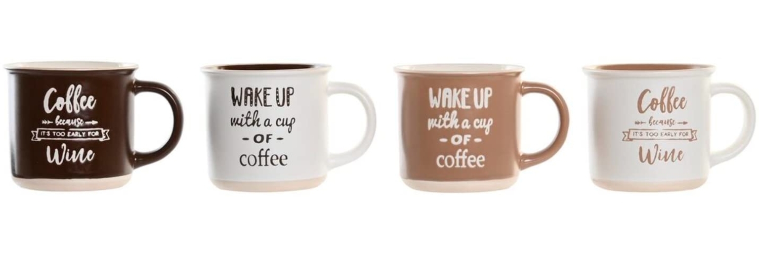 DKD Home Decor Tasse, Porzellan, Estándar Bild 1