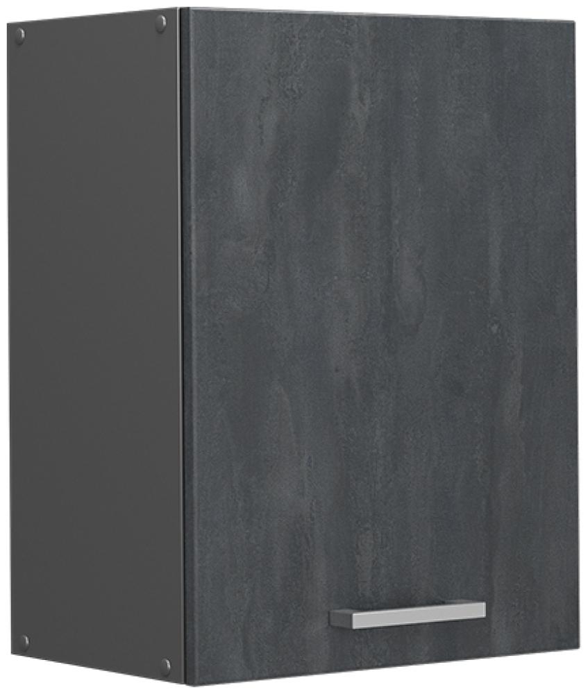 Vicco Hängeschrank R-Line Schwarz Beton Anthrazit 45 cm Bild 1