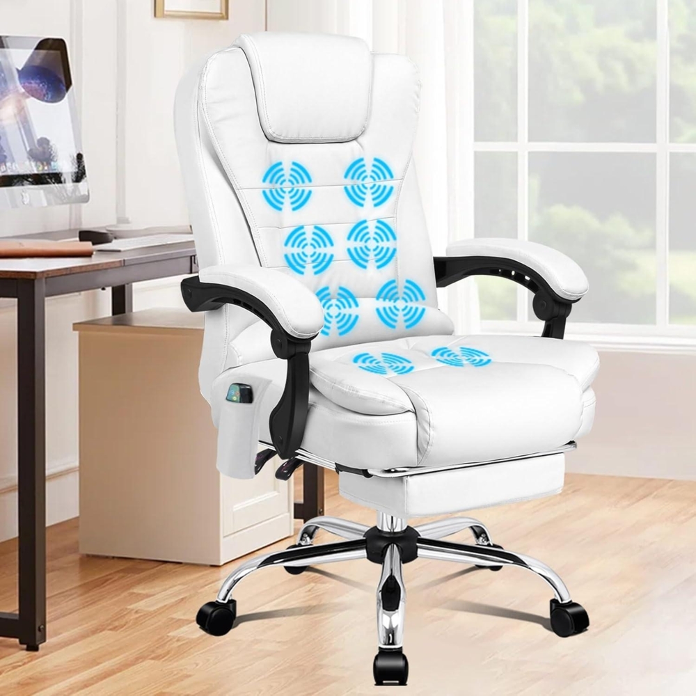 ALFORDSON Bürostuhl Massagefunktion ergonomisches Design Sitzpolsterung Bild 1