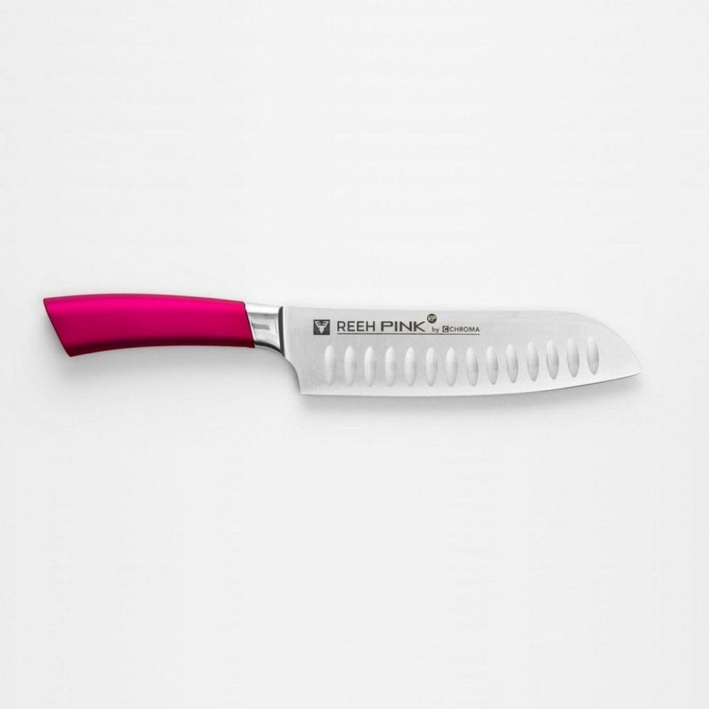 Chroma Santoku 18 cm Reeh Pink Bild 1