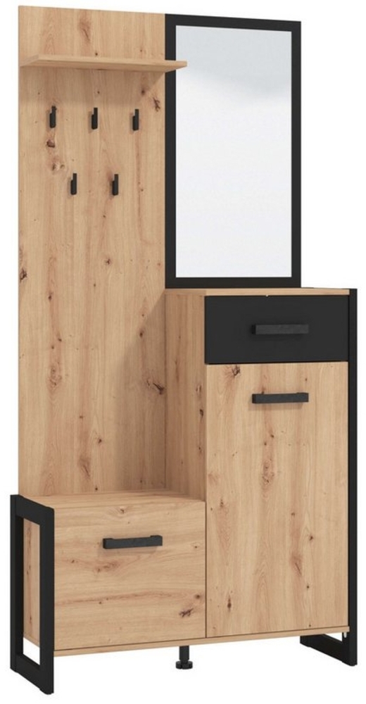 INOSIGN Garderoben-Set Oleron Kompaktgarderobe, Flurgarderobe, Dielenschrank, (Komplett-Set), Schrank, Schuhschrank, Wandschrank, in modernen Farben Bild 1