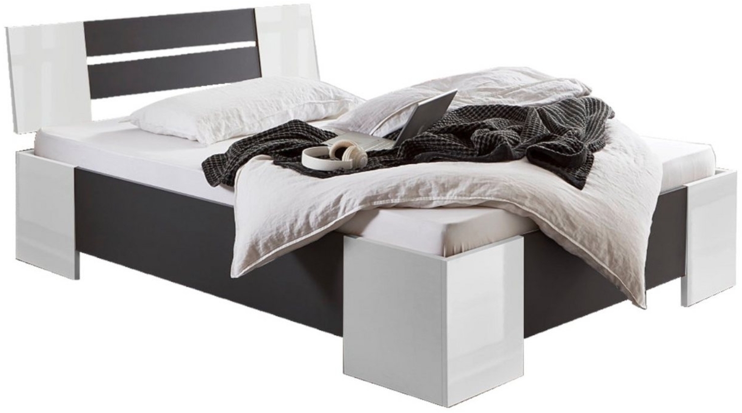 moebel-dich-auf Futonbett LINZ (Bett 140x200, in verschiedenen Farben), Made in Germany, optional mit Rollrost Bild 1