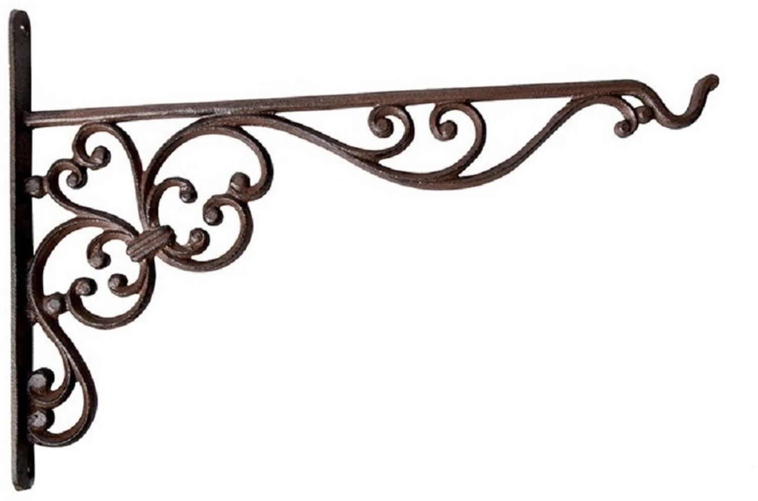 Linoows Wandhaken Blumenampel Haken Ampel Wandhaken Lasthaken 35 cm, Blumen Ampeln, (1-St), Langer Garten Lasthaken aus Gusseisen 35 cm Bild 1
