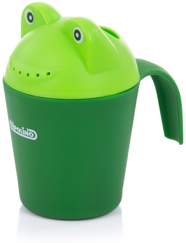Chipolino Baby Badetasse Froggy weiche Kanten ergonomischer Griff ab 10 Monaten grün Bild 1