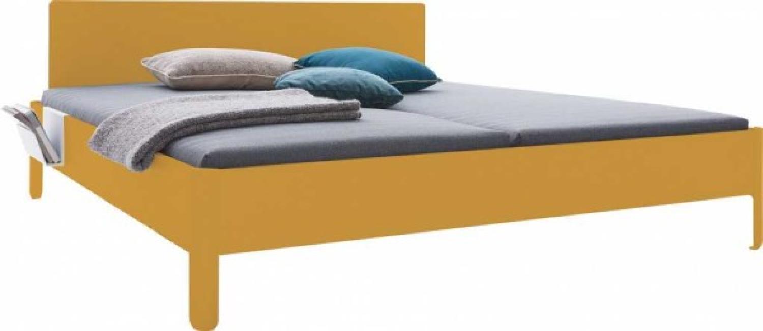 NAIT Doppelbett farbig lackiert Bambustiefgeld 180 x 220cm Mit Kopfteil Bild 1