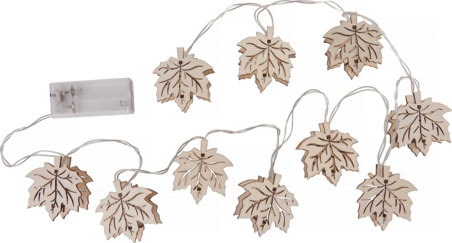 VBS Lichterkette Lichterkette Ahornblätter, 10 flammig 140 cm Bild 1