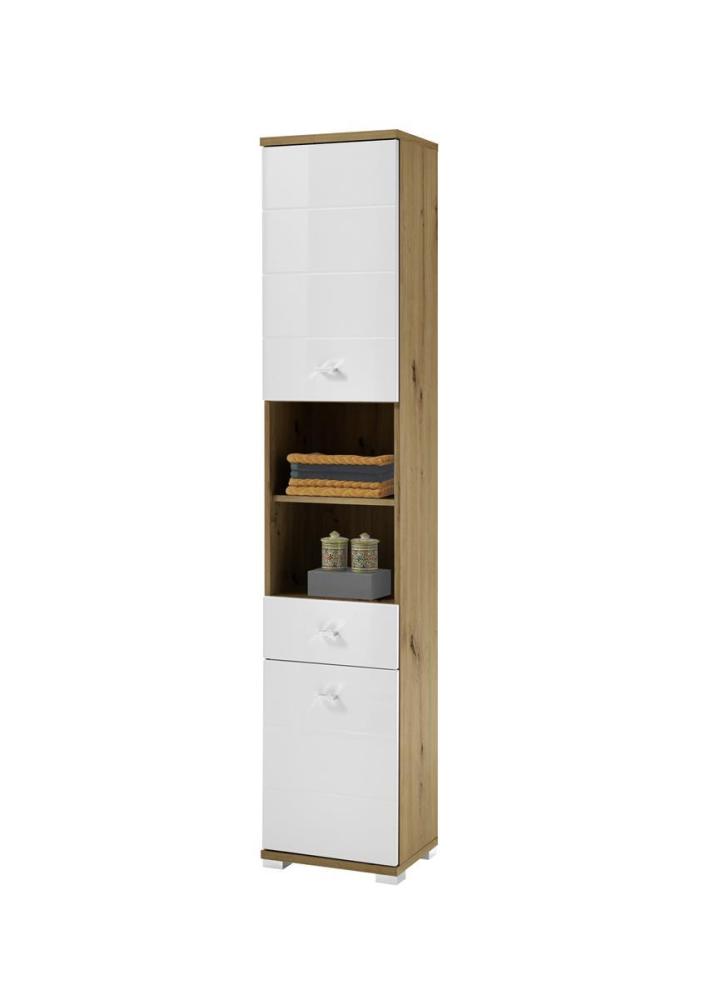 Hochschrank >Peter< in Artisan aus MDF - 38x190x30cm (BxHxT) Bild 1