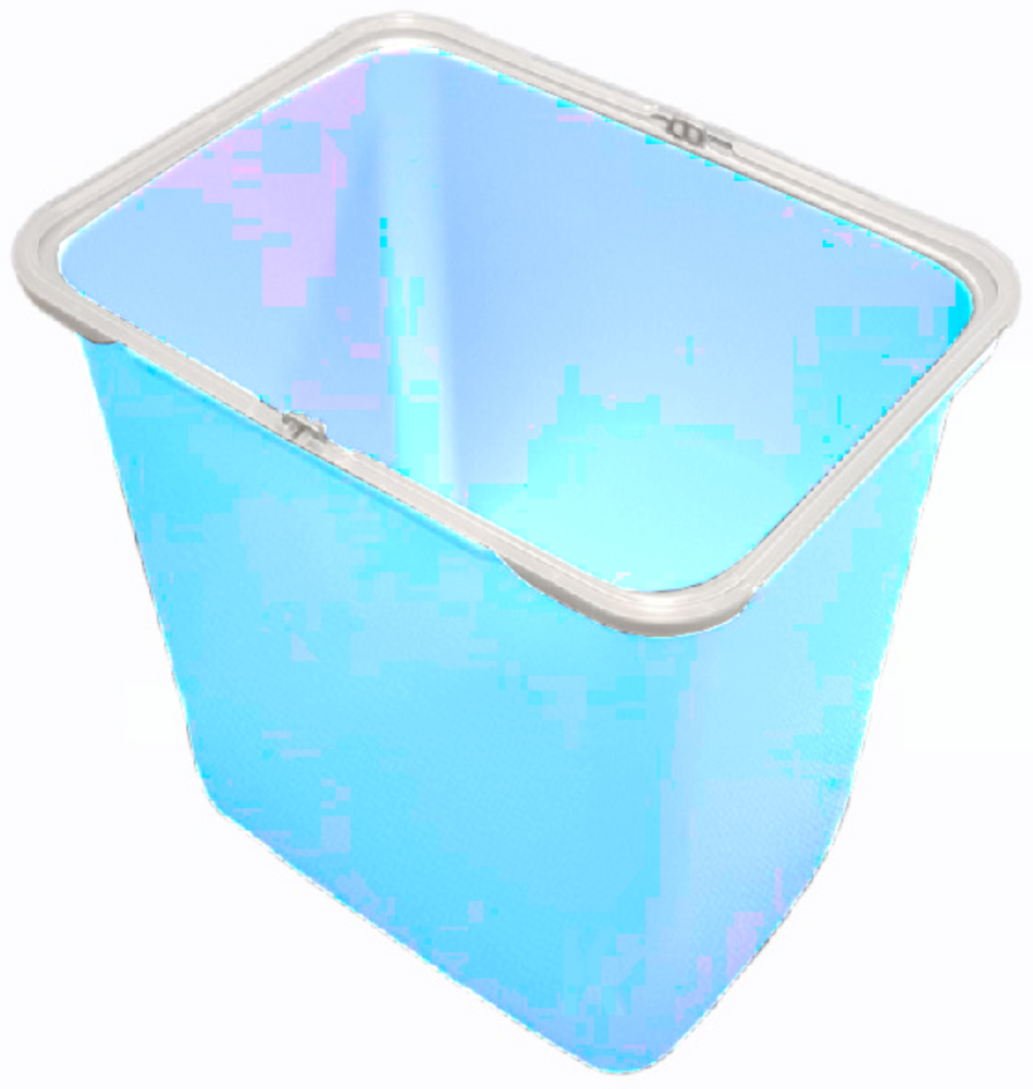 Ekotech Ersatzeimer 16 Liter für Aladin oder Ekko Blau transluzent Bild 1