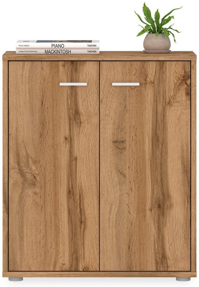 CARO-Möbel Highboard TOMMY, Kommode Sideboard Schrank in verschiedenen Farben 2 Türen Wohnzimmer A Bild 1