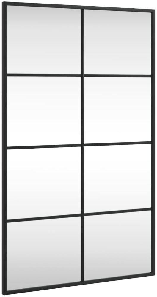vidaXL Wandspiegel, Metall schwarz, 50x80 cm Bild 1