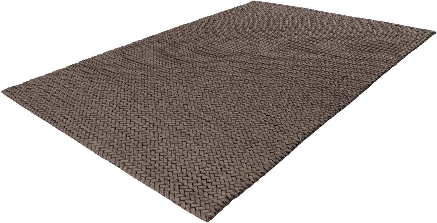 Wollteppich Robbie 125 Taupe 160cm x 230cm Bild 1