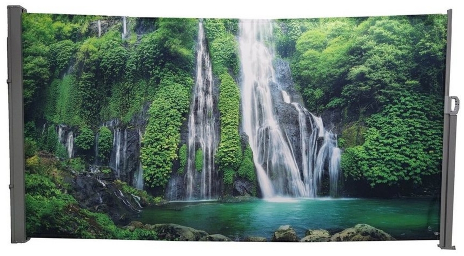 HTI-Living Seitenmarkise Seitenmarkise Wasserfall links (Stück, 1-St) Sichtschutz Windschutz Bild 1