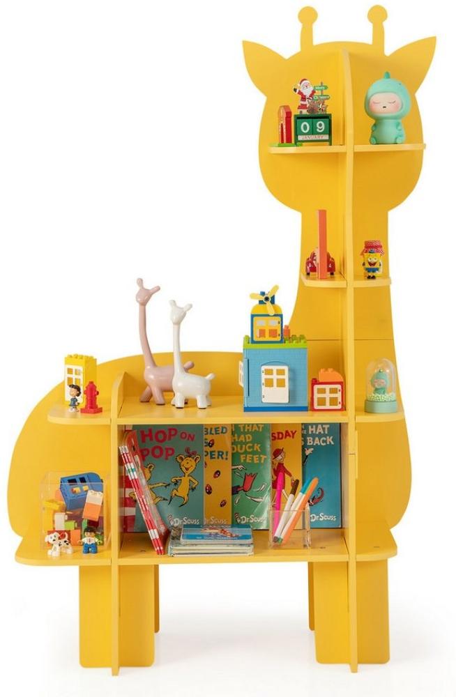 COSTWAY Bücherregal, Kinderregal Spielzeugregal Holz Bild 1