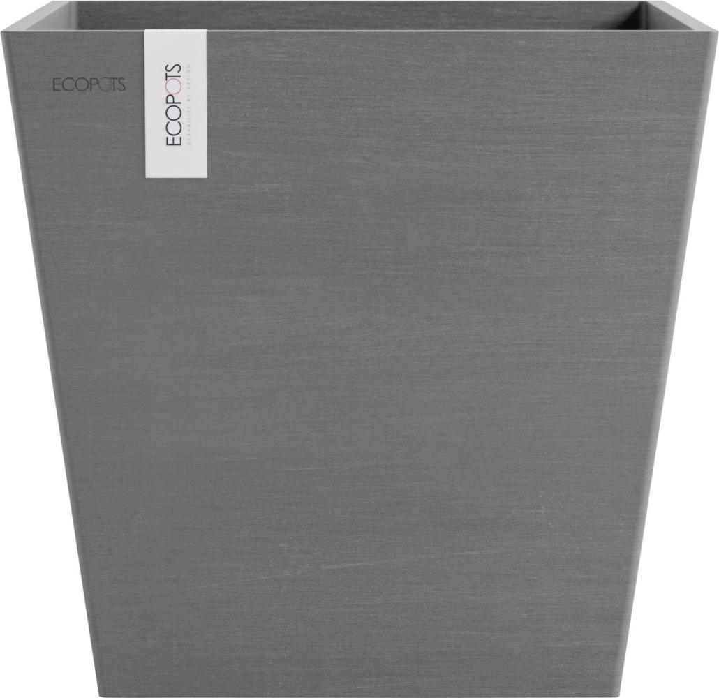 Ecopots Pflanztopf Rotterdam 35 x 35 x 34 cm grau Bild 1