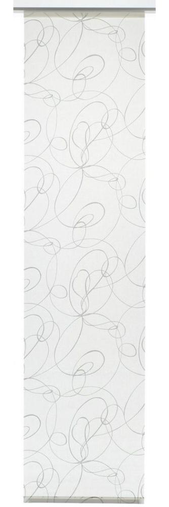 Gardinia Flächenvorhang Curling weiß-grau, 60 x 245 cm Bild 1