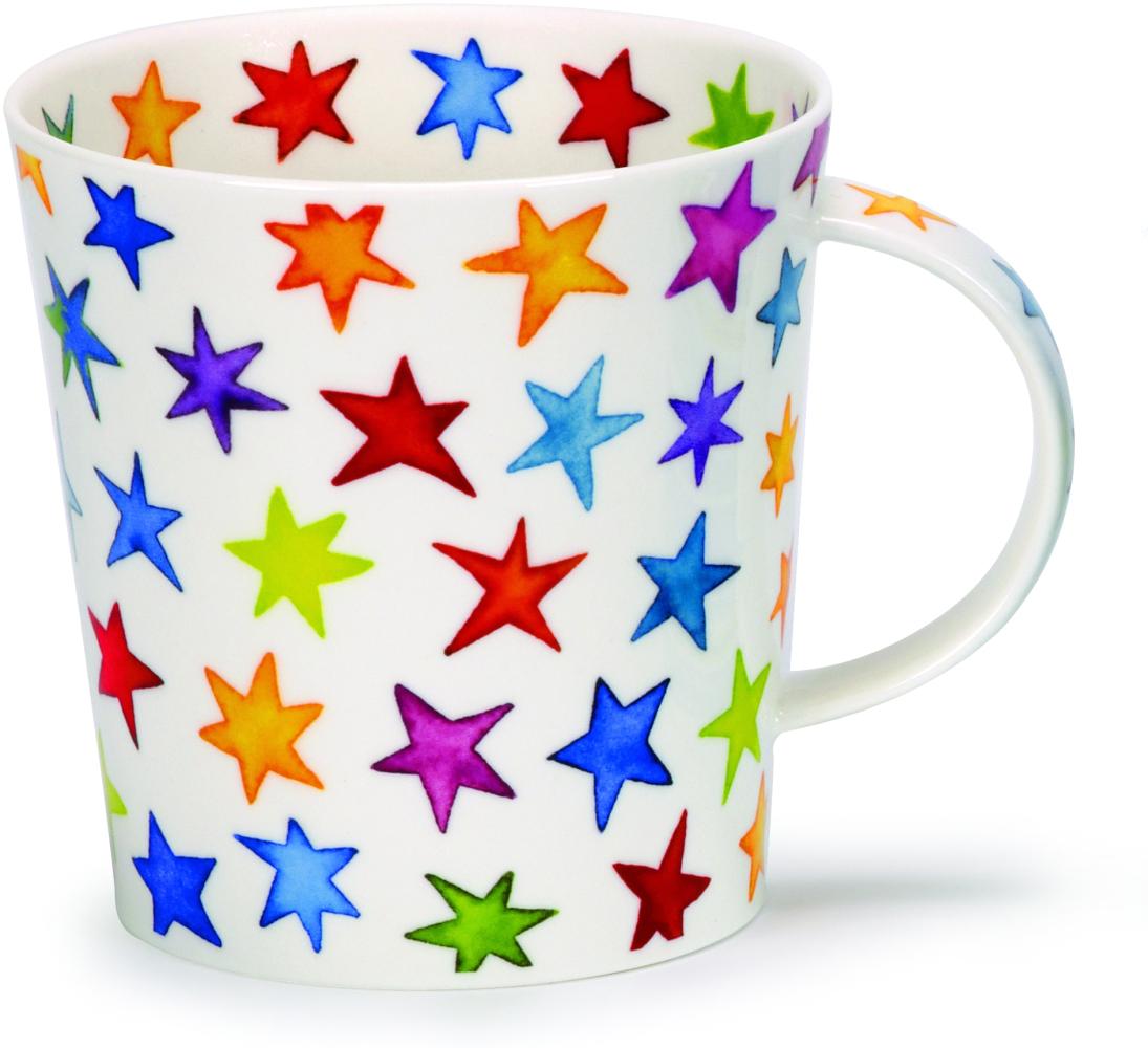 DUNOON Becher Cairngorm Starbust 480 ml Fine Bone China Porzellan 11cm Tasse mit Sternen Design | Moderne Kaffeetasse | Großes Fassungsvermögen | Hochwertige Qualität Spülmaschinenfest Bild 1