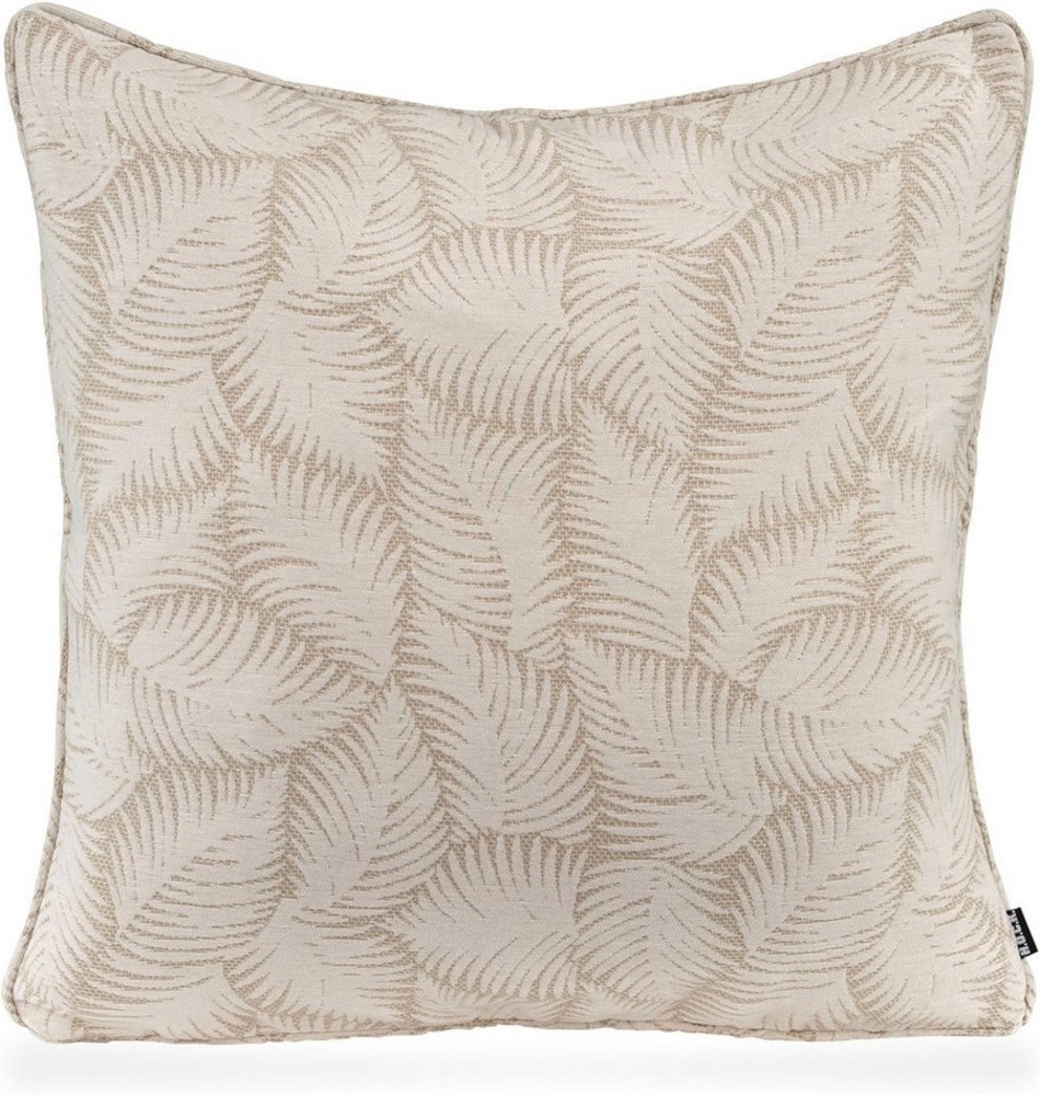 H.O.C.K. Dekokissen Nelly, mit Blätter-Muster, Kissenhülle mit Füllung, 1 Stück Bild 1