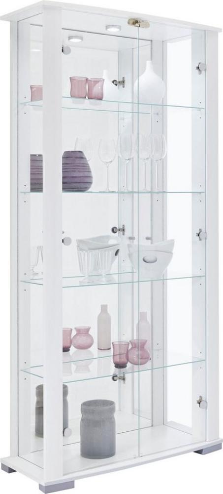 fif möbel Vitrine STELLA Standvitrine/Glasvitrine 2x Glastür,perfekt für Sammler,Sammlervitrine Bild 1