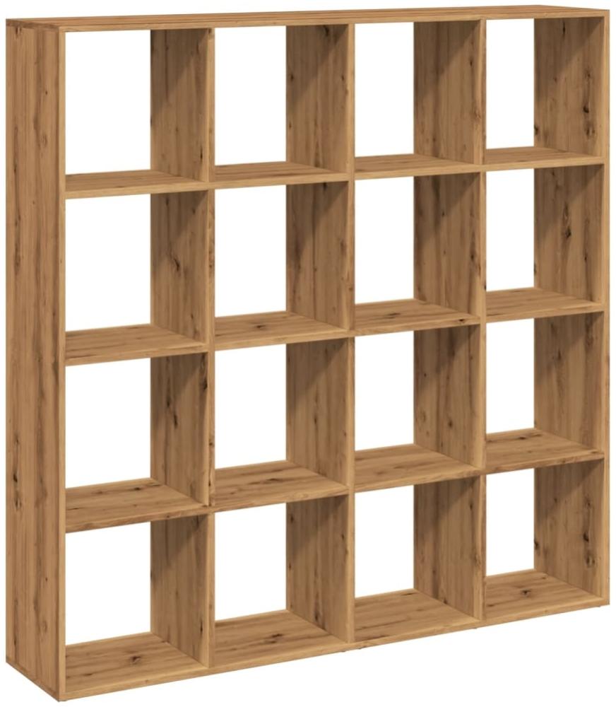 vidaXL Bücherregal Artisan-Eiche 137,5x29x137,5 cm Holzwerkstoff 3310297 Bild 1